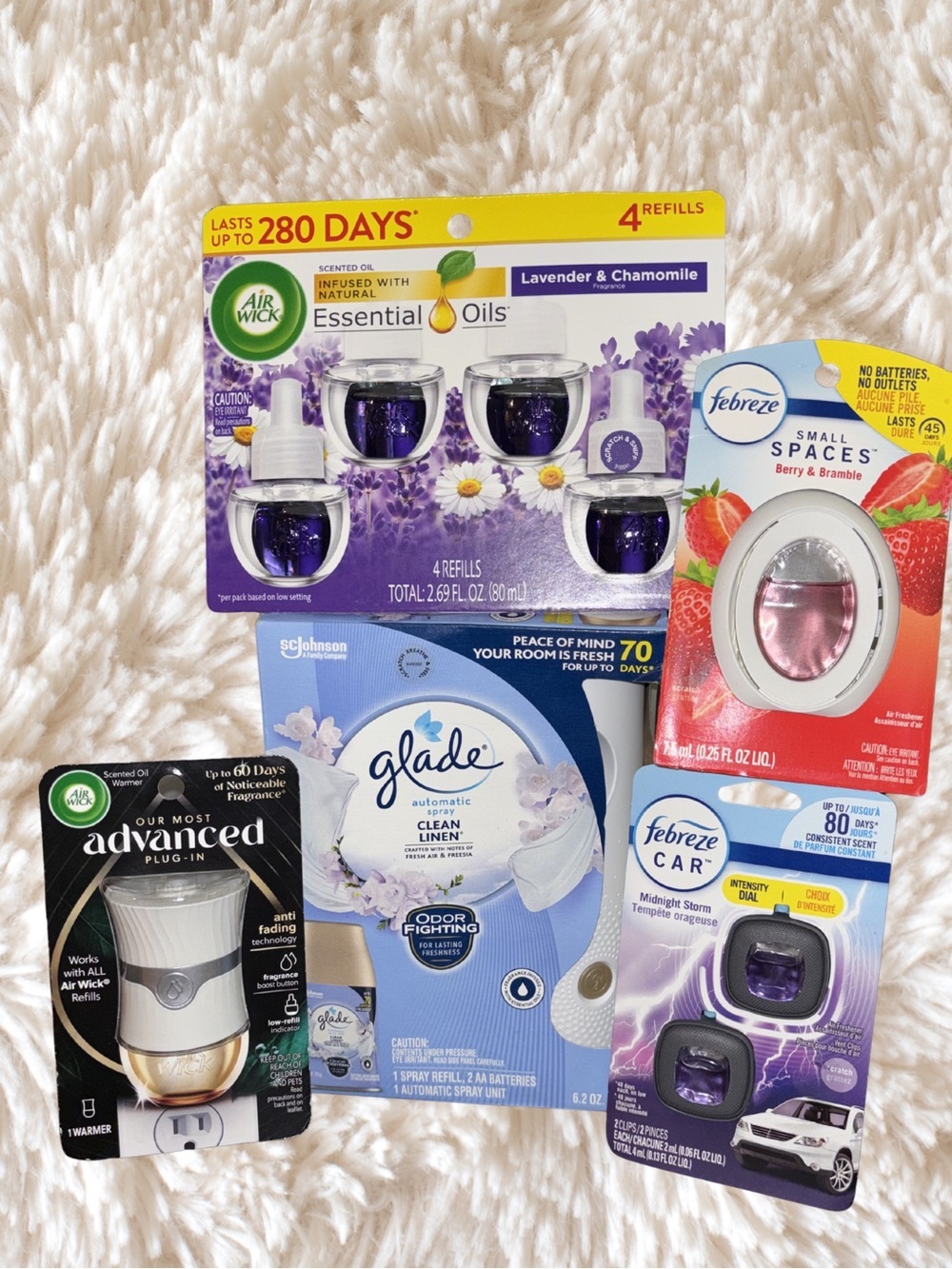 Airwalk not visible - Assorted Air Freshener Refills (Purple, Pink, White, Blue) - Picture 2 of 12